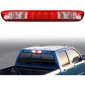 Nilight Third Brake Light Tail High Mount 3rd Stop Cargo Reverse LED Lights Red Lens Compatible with Chevy Colorado and GMC Canyon 2004 2005 2006 2007 2008 2009 2010 2011 2012 Pickup Truck