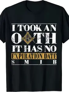 NEW Masons I Took an Oath So Mote It Be Square & Compass Masonic T Shirt S 3Xlyouth Sport Style Tee Comfortable T Shirt Trendy Streetwear for Men Perfect for Training Running And Everyday Outfits