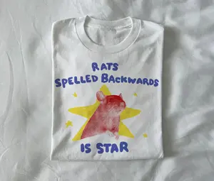 [SALE UP TO 40% ] Rats spelled backwards is star - unisex rat t shirt, funny animal t shirt, rat gift, weird t shirt, unhinged shirt, relatable shirt