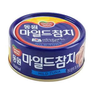 DONGWON Tuna Can 150g - Premium Korean Skipjack Tuna for Sushi, Bibimbap, Salads & Sandwiches - Ready to Eat