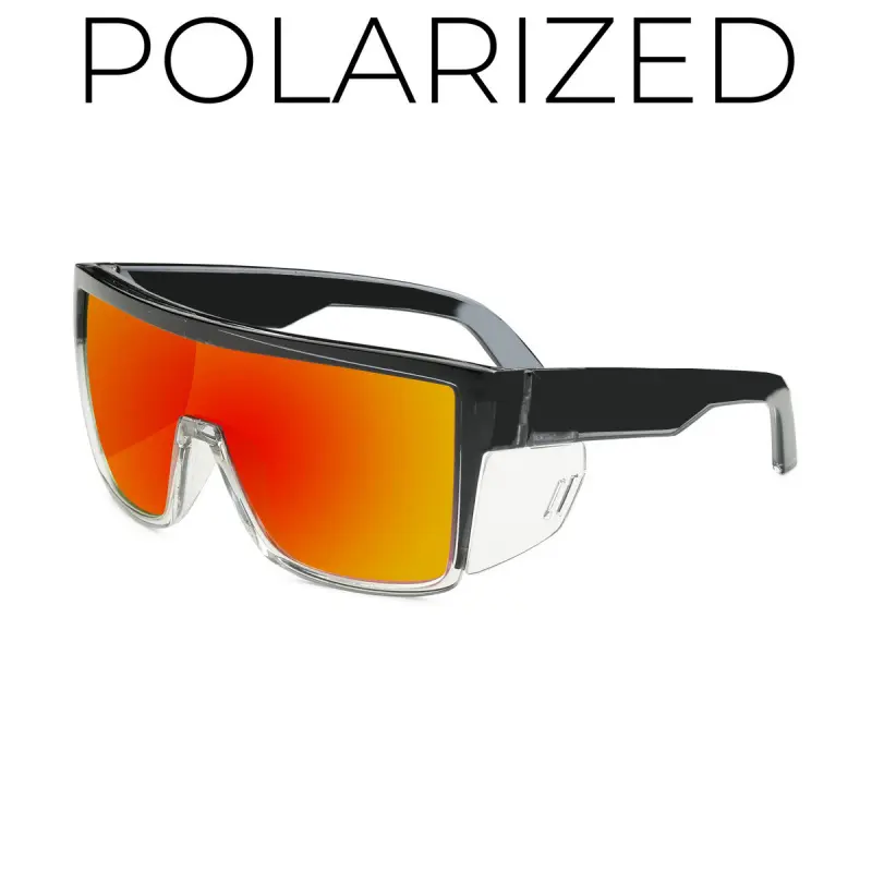 ANSI Z87+ Safety Sunglasses - Protective Safety Gear for Outdoor Hiking, Cycling