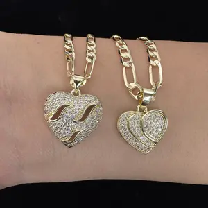 Heart Necklace 14k Gold Plated