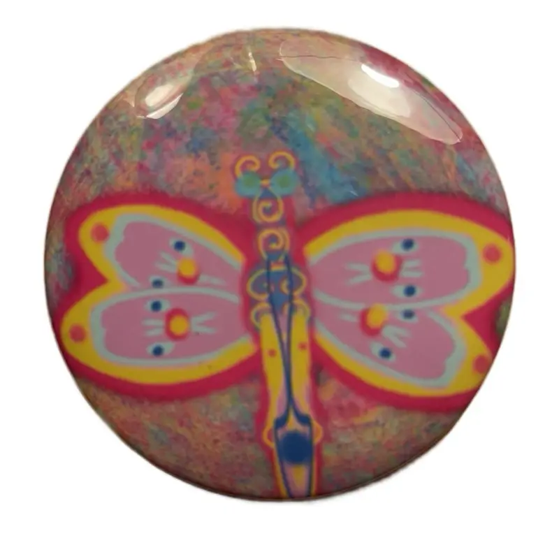 Power Flowers Fridge Magnets with Vibrant Butterfly Design for Home Decor and Organizing