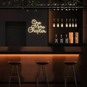 Warm LED Neon Sign, USB Powered Dimmable Wall Decor, Versatile Aesthetic Lighting for Bedroom, Study, Library & Bookstore, Led Neon Lights