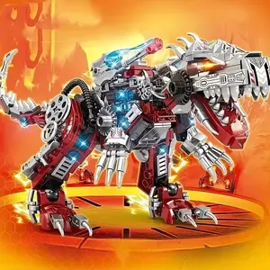 422 Pieces Dragon Mecha Building Block Set, Model Display Blocks, Living Room Desktop Decor, Halloween Christmas Gift
