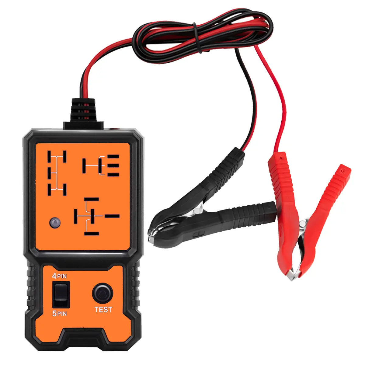 Portable 12V Automotive Relay Tester - Easily Diagnose and Test Relays with Battery Clips, Fast and Accurate Results, for Car, Truck, and Vehicle Repair and Maintenance Holder #fathersdaygift