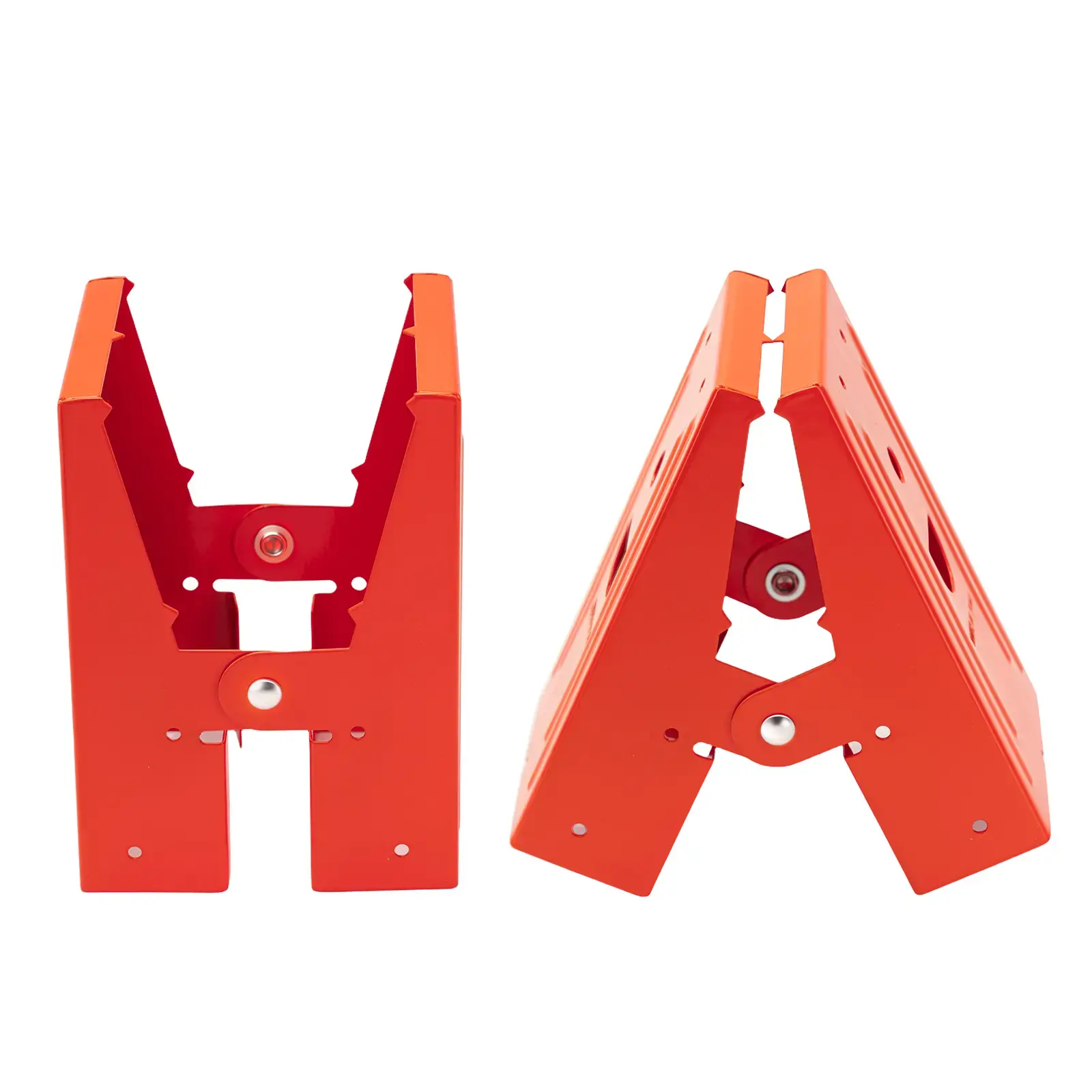 Orange A-Frame Tool Holder - Durable Construction for Various Tools - Compact and Efficient Design