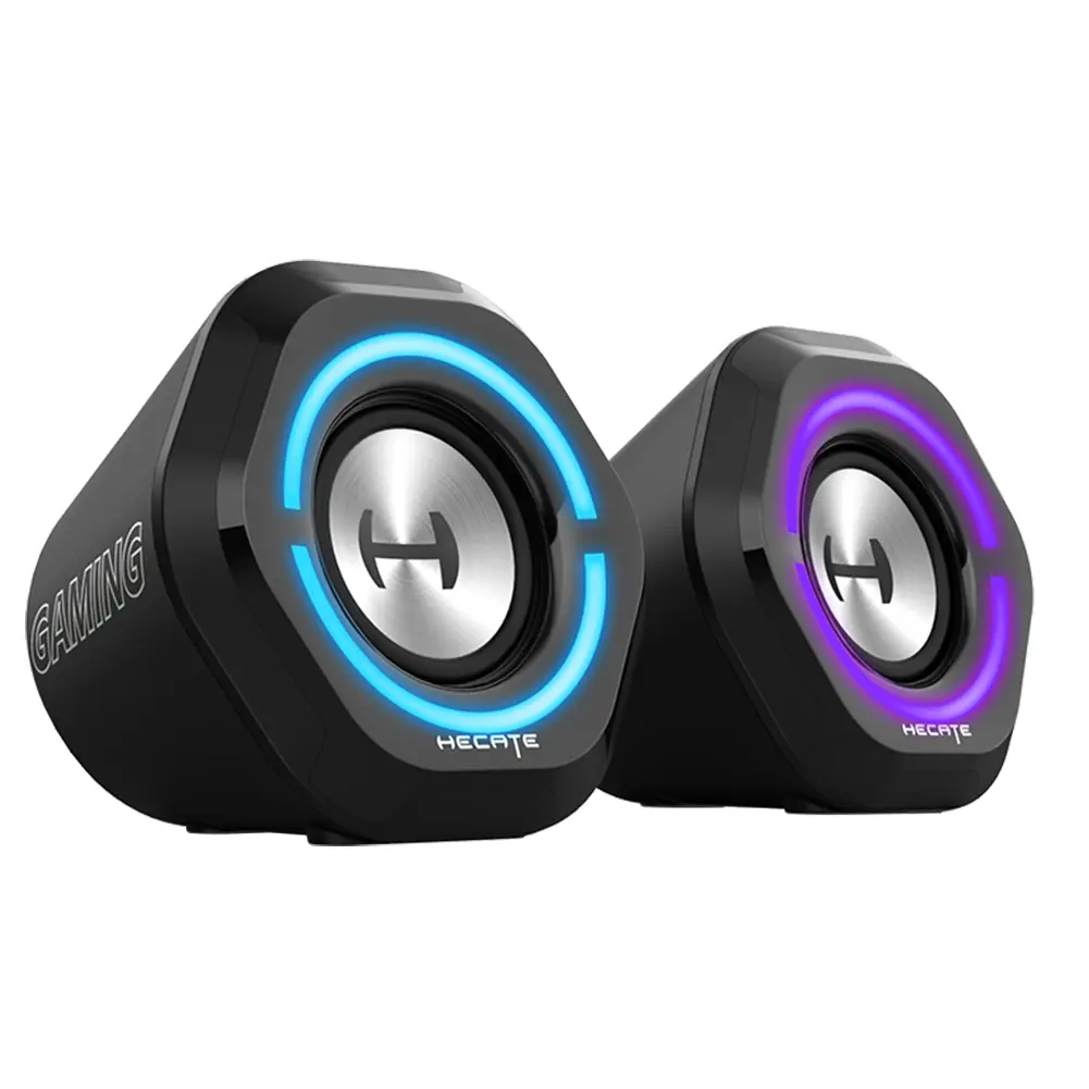 Edifier Hecate G1000 Bluetooth 5.3 Stereo Gaming Speakers - 10W, USB-Powered for PC/Laptop/Desktop, 3.5mm AUX Input, Black Speaker, Bluetooth Speakers