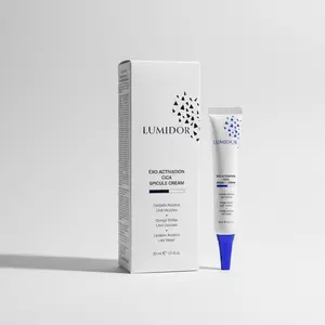Lumidor EXO Activation Cica Spicule Cream - Gentle Oily Skin Moisturizer with Human Stem Cell Culture, Hydrates, Repairs, Relieves Redness, Evens Out Skin Tone & Texture