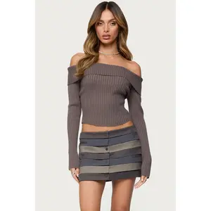 Lauren Knit Foldover Top