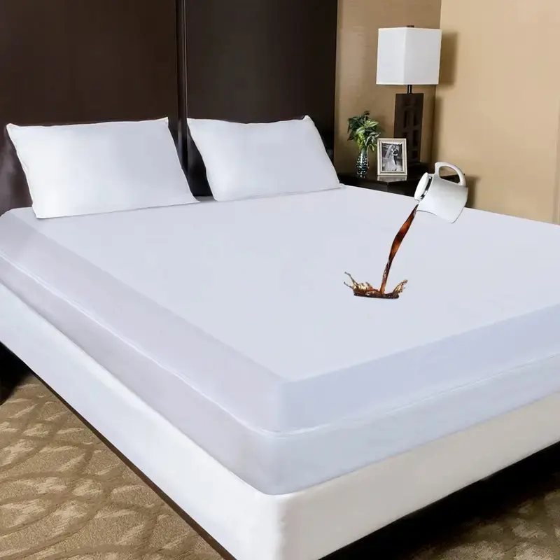 Zippered Mattress Encasement - Soft Protector, Cool Breathable Cover for Cooling Sleep - Available in Twin, Full, Queen, King Sizes, Cool Breathable Mattress