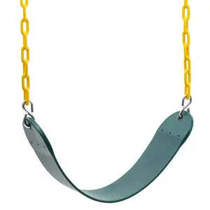 2PCS Swings Seats Heavy Duty with 66" Chain, Outdoor Playground Swing Set Accessories Replacement with Snap Hooks, Support 250lb