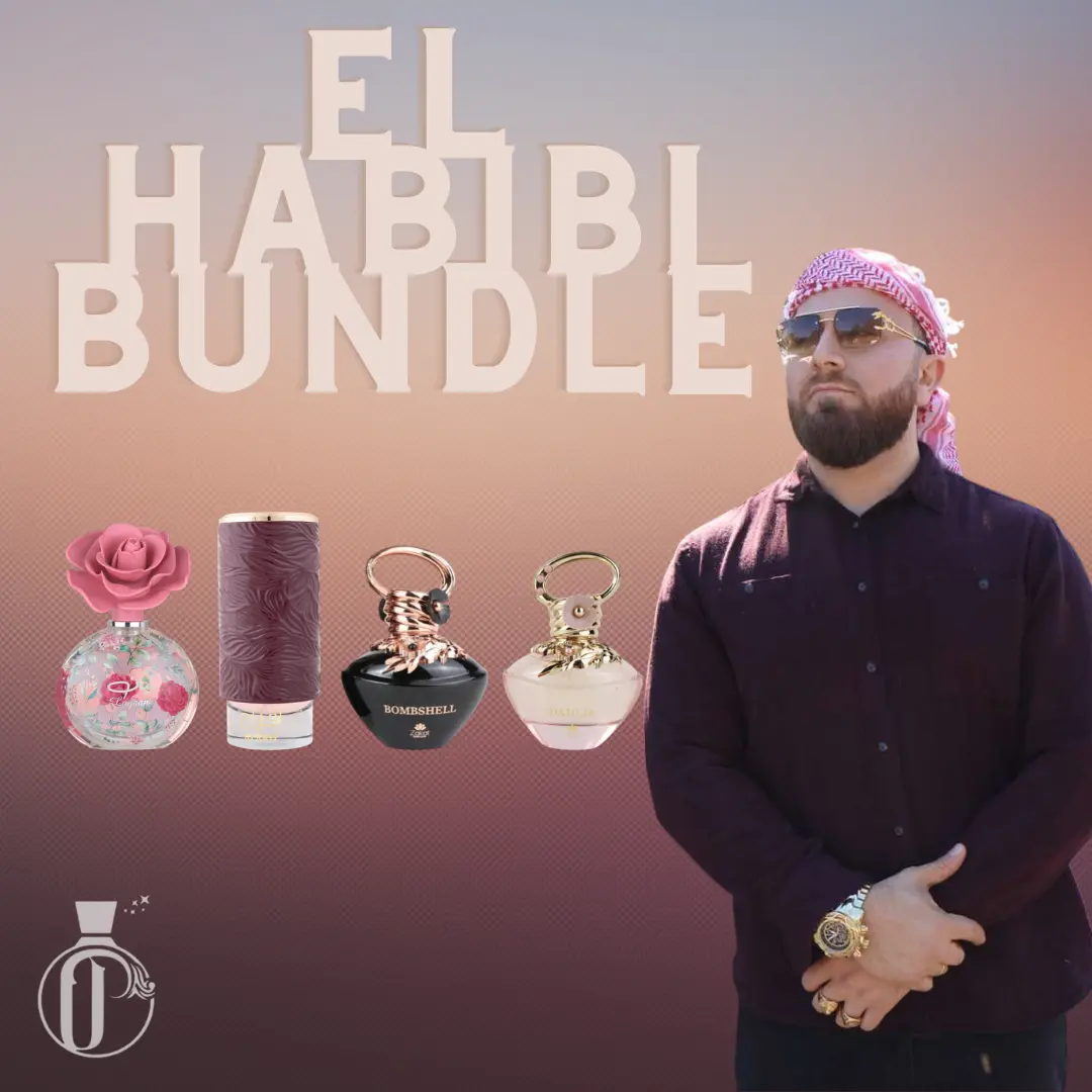 Habibi Bundle | Layaan + Afrah Cherry + Bombshell + Dahlia | Unisex Fragrance | 100ML - 3.4 | Eau De Parfum | Fruit- Citrus, and Floral Notes