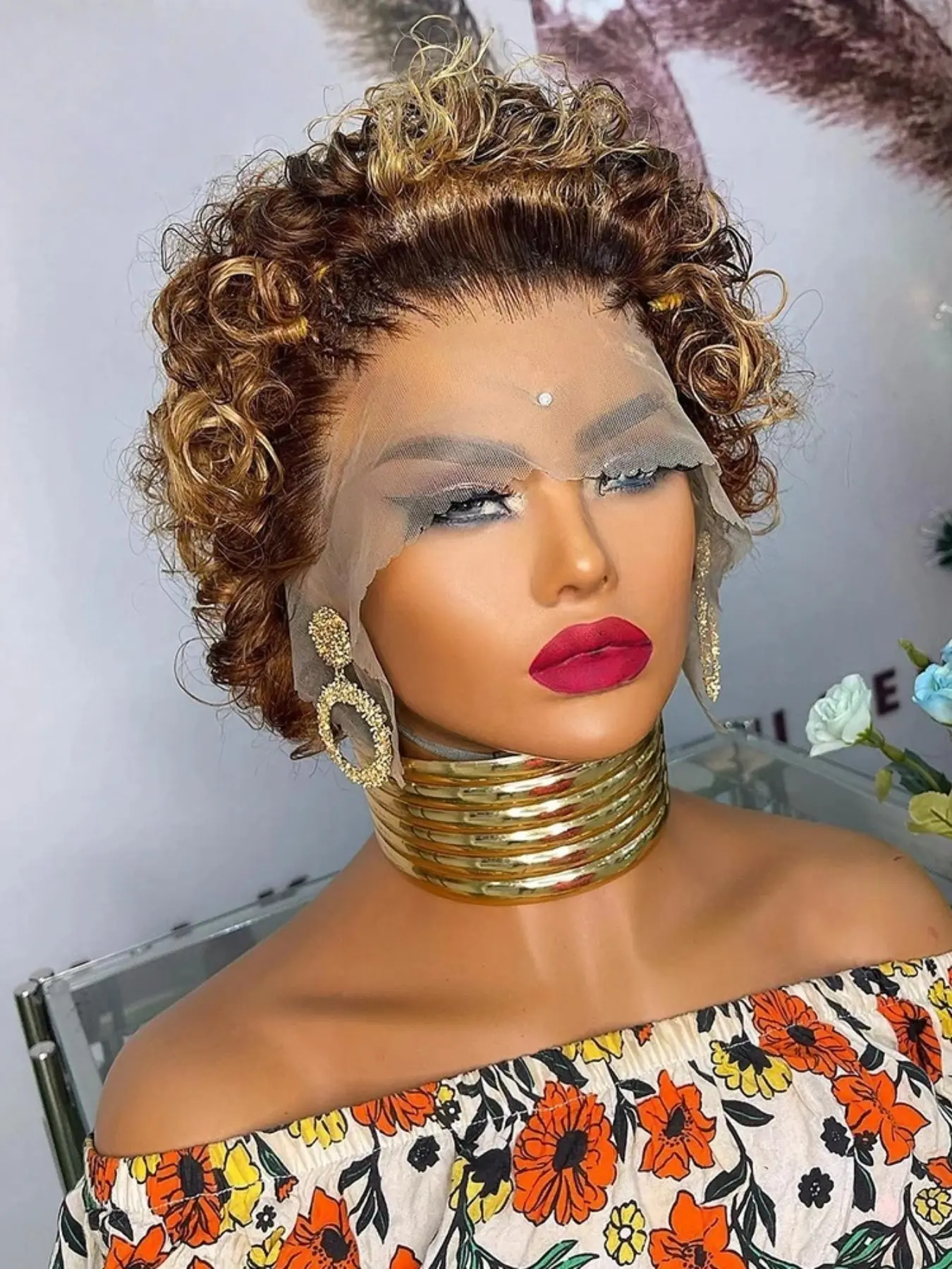 Pixie Curls Premium Human Hair 13x4 Lace Frontal Wigs, Pixie Cut Curly Short Bob, Transparent Lace Front, Hd Frontal Lace, Style, Women's Hairstyles