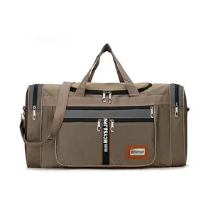 Duffle Canvas Foldable Large Capacity Gym Bag for Men and Women Ideal for Travel Outdoor Camping Sports and Fitness Foldable Design