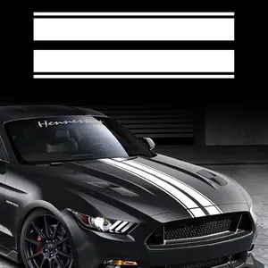 Car Sport Stripes DIY Styling Decorated Door Hood Self-Adhesive Enhanced Vehicle Style Waterproof Decal Decoration Accessories for Truck SUV Off-Road Vehicles tiktokshopspringglowup