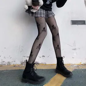 Forbidden Alchemy | Skull Fishnet | Leggings | Dark, Detailed, Durable