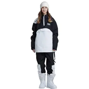 YEEFINE Women's 2PCS Ski Suit Outdoor Sports Snowboarding Jacket & Waterproof Insulated Pants Snow Suit Active Top Athletic Bottoms