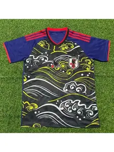 Japan National Team Football Jersey Soccer Jersey Sea Wave Jingle Cat Darth Vader Football T-shirt Sports Top Men Clothing Women Tshirt Kids Tees Tops