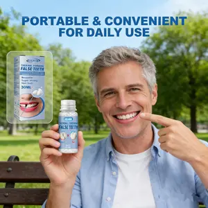 Temporary Tooth Filling Denture Kit, Moldable Dental Gel Dentures Temporary Fillings Cavities and Teeth Fillings, Oral false tooth fake