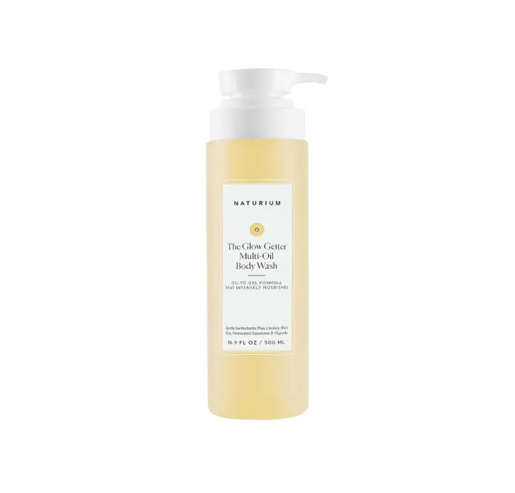 Naturium The Glow Getter Multi-Oil Hydrating Body Wash, Gentle Cleanser, 16.9 oz