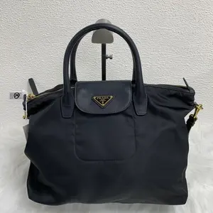 Pre-owned PRADA classic parachute material nylon cross body handbag/ZH03215010