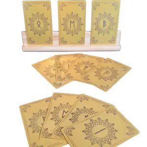 Mystic Runes Divination Pack by Norse Runestones – Authentic Viking Oracle Deck for Rune Reading