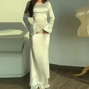 Women’s Party Dress/Abaya, Moroccan Style, Eid Muslim Dresses, Ramadan, Slim Fit, Kaftan, Elegant Black, Dubai Arab Long Robe, 2025