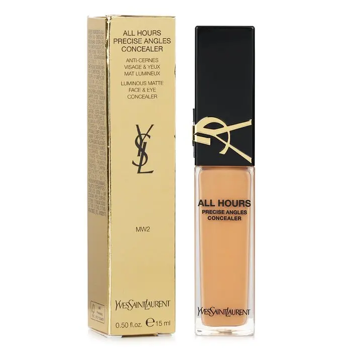 Yves Saint Laurent All Hours Precise Angles Concealer - # MW2, Matte Cosmetic with Buildable Matte Finish, Contour & Coverage Benefits, Flawless