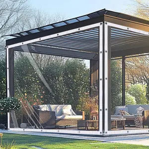 A 10-foot by 13-foot transparent polyethylene waterproof tarpaulin, sturdy and durable, with circular fixing holes, is suitable for use in terrace enclosures, camping, gardens, porches, greenhouses, chicken coops, and other places. Heavy Duty