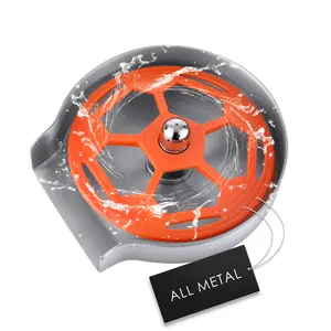 RALANDA Glass Rinser for Kitchen Sink Brushed Nickel Stainless Steel Cup Washer with 360° Rotating Spout, Easy Install Faucet Attachment for Modern Homes