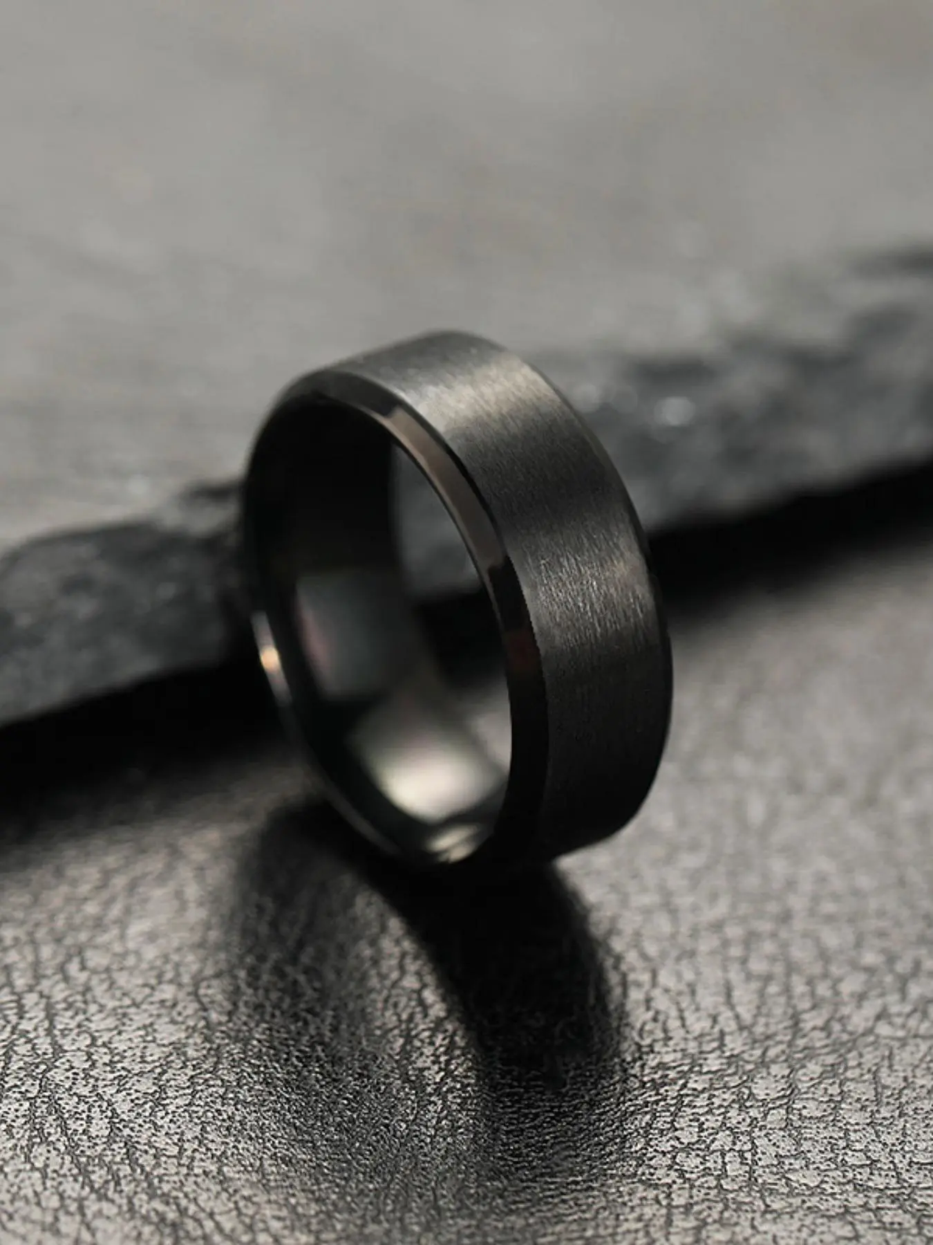 Summer 2024 Simple Design Plain Stainless Steel Ring, Daily Casual Versatile Accessories for Women Men
