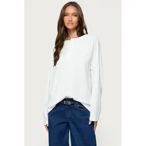 Cyrus Henley Oversized Top