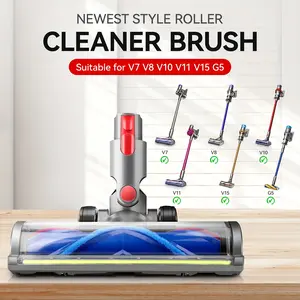Dyson Compatible V7 V8 V11 V10 V15 Household Vacuum Cleaner Electric Brush, Soft Roller Brush Replacement Parts, Efficient Cleaning Solution