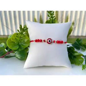 Evil Eye Red Crystal Beads Bracelet