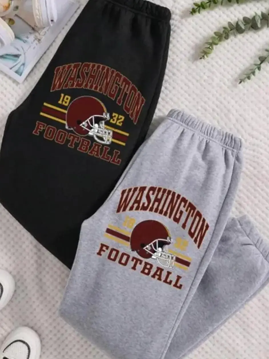 Football #Commander Teams Graphic Unisex Sweatpants – #Washington Logo Casual Joggers, Trendy Top Sweatpants, Unisex Cotton Graphic Casual Sweatpants, Gift For Men and Women, Best Gift SS