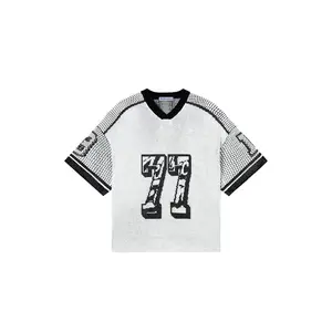 Aelfric Eden 77 V-Neck Knit Sweater Soft Knitted Fabric Striped Number Pattern Casual Womenswear Outfit Piece