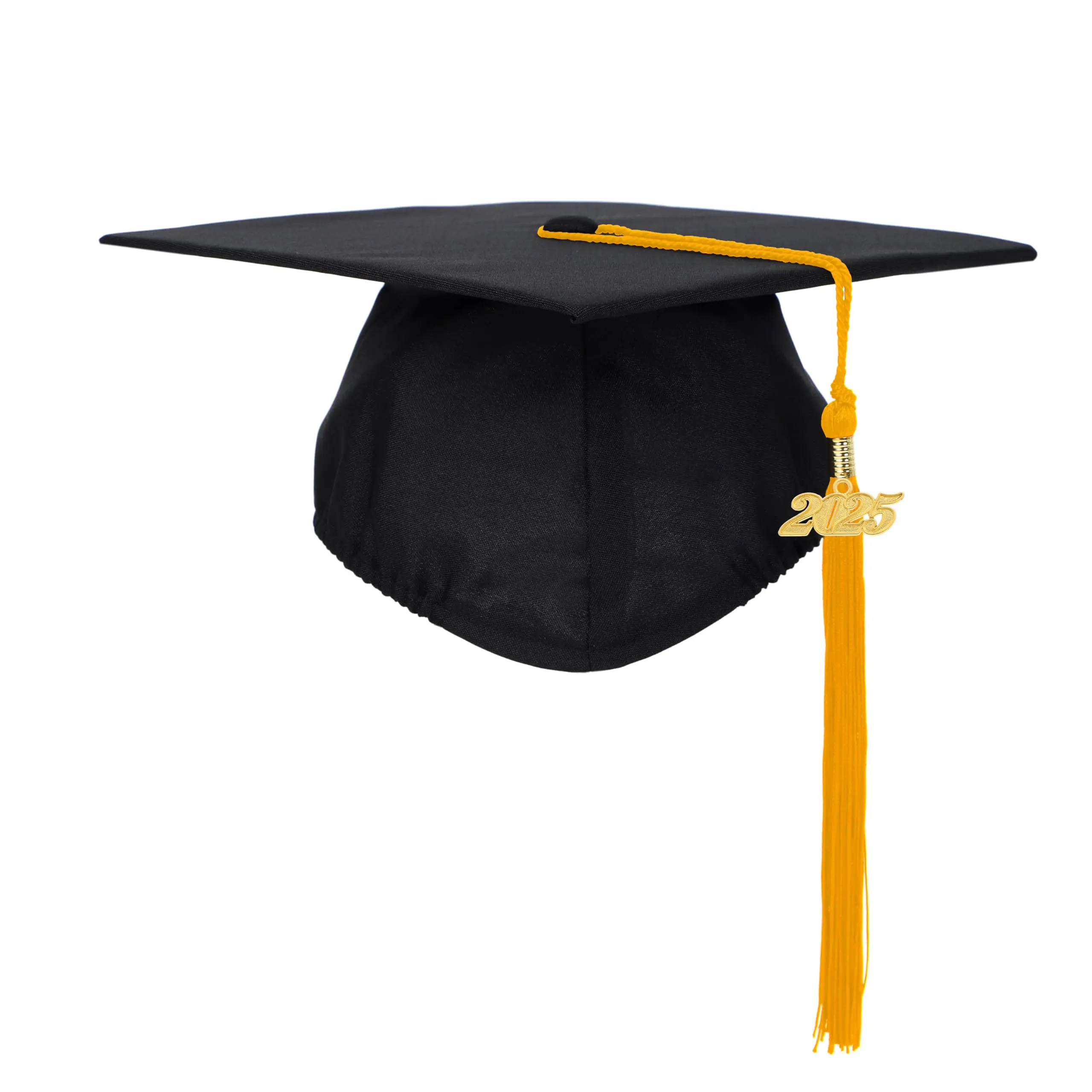 Unisex Adult Matte Graduation Cap With Tassel Year Charm