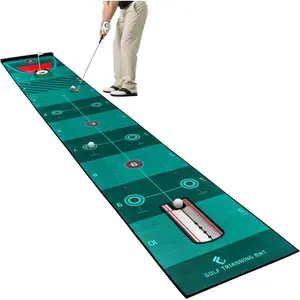 Golf Putting Mat Putting Green Indoor Outdoor  Aid with Putting Cup Putting Mirror Practice Putting Matt for Backyard  Office