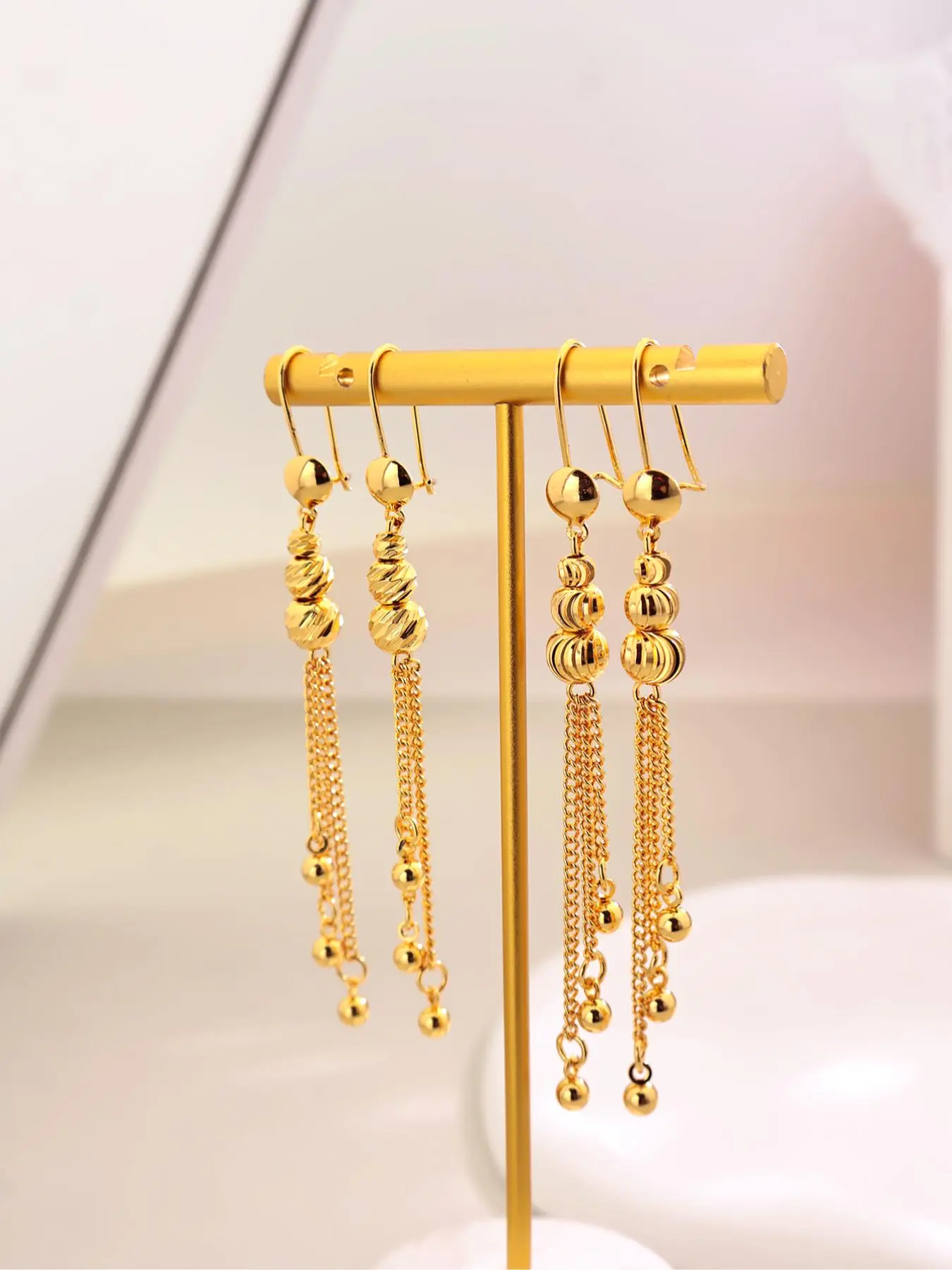Trendy European-Style Tassel Earrings Jewelry, Chic Minimalist Design for Unique Fashion Statement, Perfect for Everyday Wear, Trendy Jewellery Accessories, Trendy Fashionable Accessories, Casual Trendy Jewelry