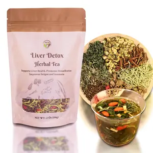 Liver Cleanse Detox Tea - GojiBerry Dandelion Chrysanthemum Milk Thistle Organic Herbal Ingredients - Liver Support | Daily Detox Beverage | 100g/pack  Caffeine Free Natural | iTREE · Vital-Tea