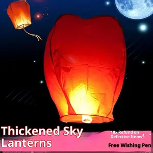 Kongming Lantern Wishing Lantern Factory wholesale flame-retardant paper river lantern Sky lantern festival supplies