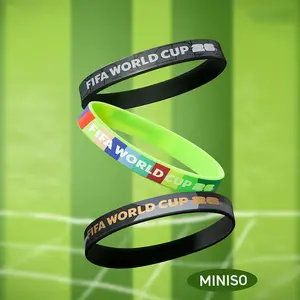 FIFA World Cup 2026 Series Silicone Wristband Set – Officially Licensed Collectible, Perfect Gift for Soccer Fans, Colorful 3-Pack Bracelets for Game Day & Everyday Wear!