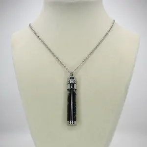 Obsidian Moon Water Necklace