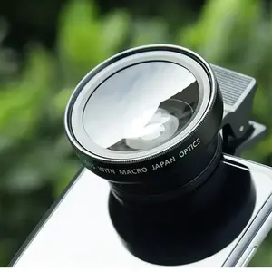 2 in 1 Phone Lens, 0.45x Wide Angle & 12.5x Macro HD Camera Lens, Portable Phone Accessories for Outdoor Camping Hiking