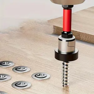 Magnetic Head Cross Screwdriver Set with Limiter Ring, Waterproof Dustproof Feature, Ideal for Office Hardwood Floor Installation, Manual Tool Kit