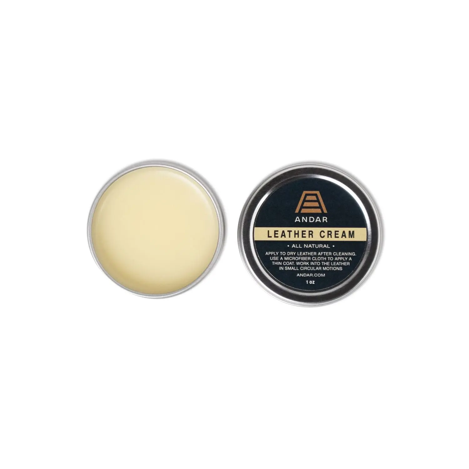 Andar Handmade Leather Cream - Natural-Ingredient Conditioner That Restores, Protects Luggage and Bag Accessories, Leather Conditioner, No