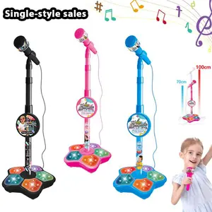Kids Karaoke Machine, Home Karaoke Stereo, Karaoke System with Microphone and Light Effects, Singing and Recording Toy, Portable Music Player for Home Parties, Creative Birthday Gift