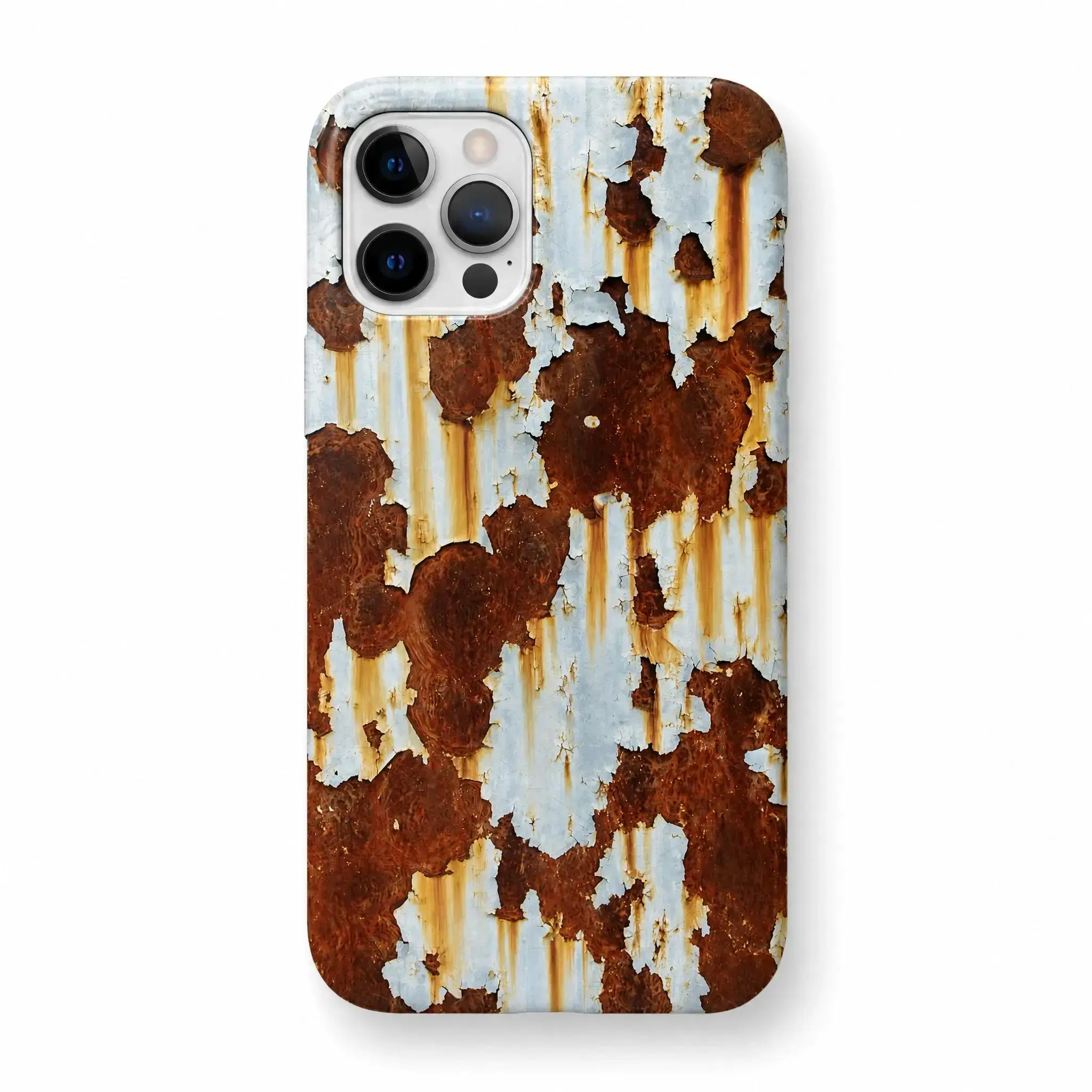 Rusty Metal 3D Creative Smartphone Case - Handheld Cellphone Protection for iPhone 17 Air,16,15,14,13,12,11 Pro Max Plus Soft Back Cover for Devices, Wireless