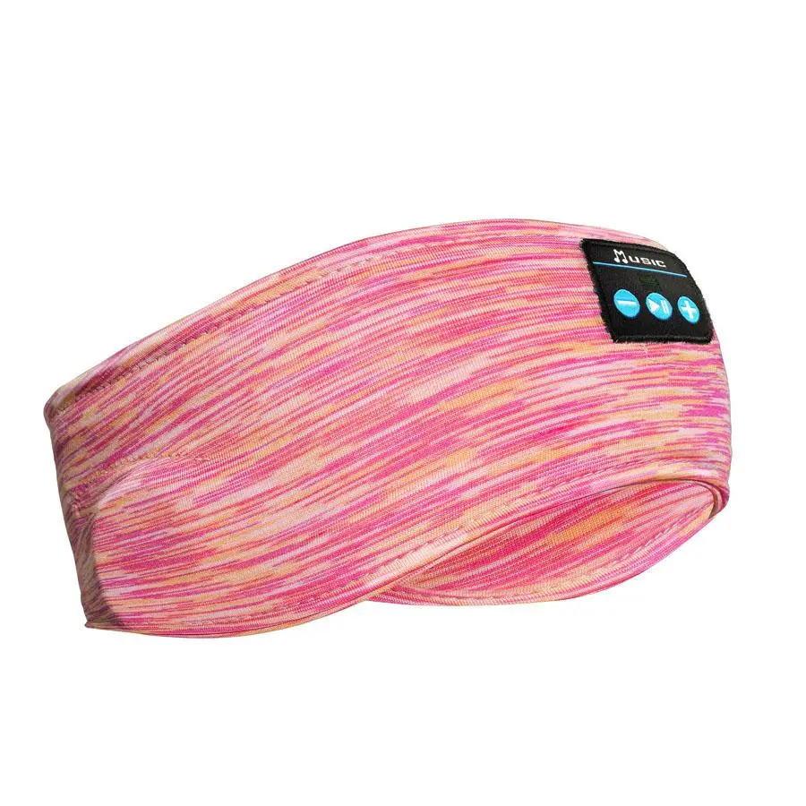 Wireless Headphone Headband, Sleep Earphone Headband, Soft Music Sleep Headband, Long Time Play Sleeping Headset with Built in Speakers for Sleep, Wor